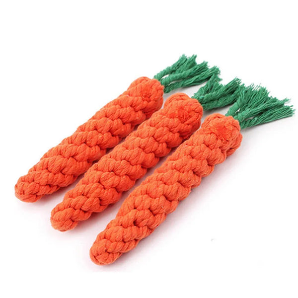 Fun Carrot Chew Rope Toy